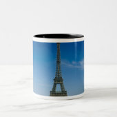Eiffel Tower, Parijs, Frankrijk Tweekleurige Koffiemok (Center)