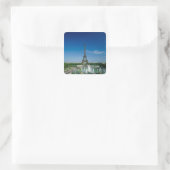 Eiffel Tower, Parijs, Frankrijk Vierkante Sticker (Tas)