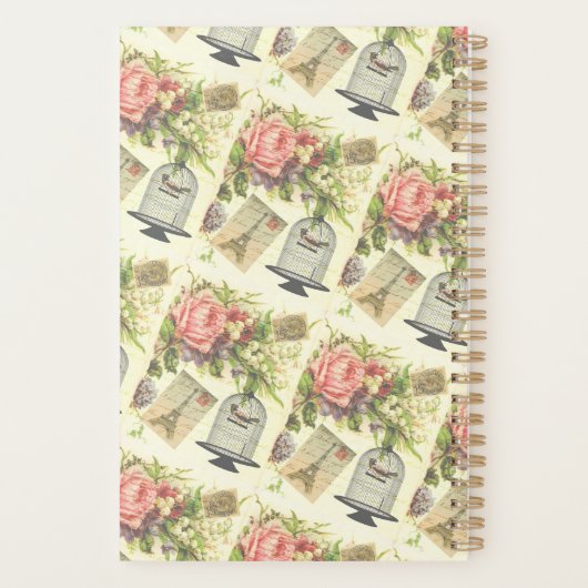 Eiffel Tower  Parijs Frans Theme Planner (Achterkant)