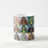 Eiffel Tower, Parijs, Franse Collage Coffee Mok (Center)