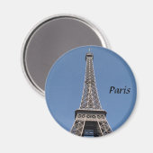 Eiffel Tower, Parijs Magneet (Voorkant / Achterkant)