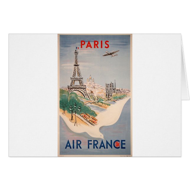  Eiffel Tower Paris Air Travel Adverteren (Voorkant Horizontaal)