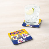 Eiffel Tower Paris Air Travel Adverteren Drankjes Onderzetter (Rechterzijde)