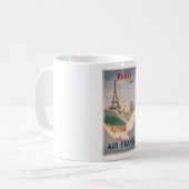  Eiffel Tower Paris Air Travel Adverteren Koffiemok (Voorkant links)