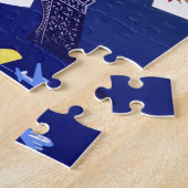  Eiffel Tower Paris Air Travel Adverteren Legpuzzel (Zijkant)