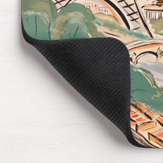 Eiffel Tower Paris Air Travel Adverteren Muismat (Hoek)