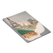 Eiffel Tower Paris Air Travel Adverteren Notitieboek (Rechterzijde)