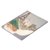 Eiffel Tower Paris Air Travel Adverteren Notitieboek (Linkerzijde)