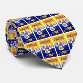 Eiffel Tower Paris Air Travel Adverteren Stropdas (Opgerold)