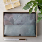 Eiffel Tower Paris Art Nouveau Lettering decoupe Tissuepapier (Geschenk)