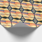 Eiffel Tower Paris Avond European Travel Cadeaupapier (Hoek)