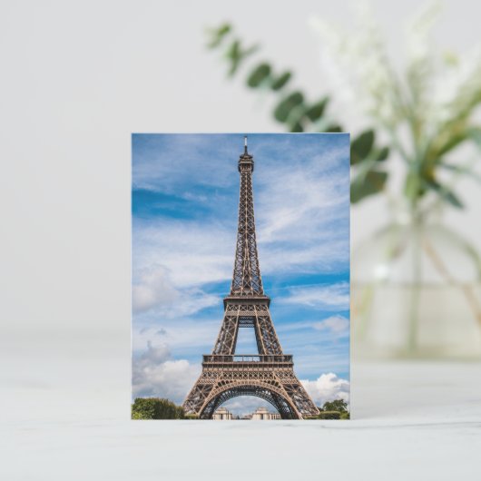 Eiffel Tower Paris Briefkaart (Staand voorkant)