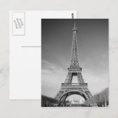 Eiffel Tower Paris Briefkaart (Voorkant / Achterkant)