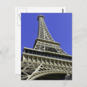 Eiffel Tower Paris Briefkaart (Voorkant / Achterkant)