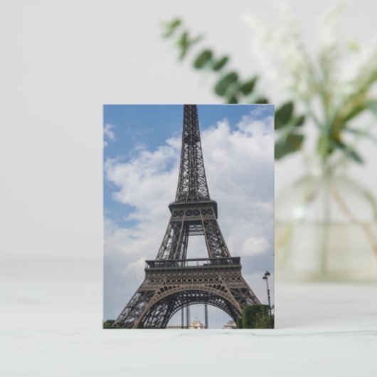 Eiffel Tower Paris Briefkaart (Staand voorkant)