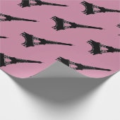 Eiffel Tower Paris Cadeaupapier (Hoek)