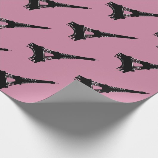 Eiffel Tower Paris Cadeaupapier (Hoek)