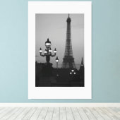 Eiffel Tower Paris Canvas Afdruk (Insitu (Houten vloer))