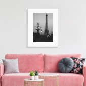 Eiffel Tower Paris Canvas Afdruk (Insitu (Woonkamer))