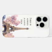 Eiffel Tower Paris Case-Mate iPhone Case (Achterkant (horizontaal))