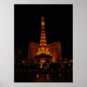 Eiffel Tower, Paris Casino, Las Vegas, NV Poster (Voorkant)