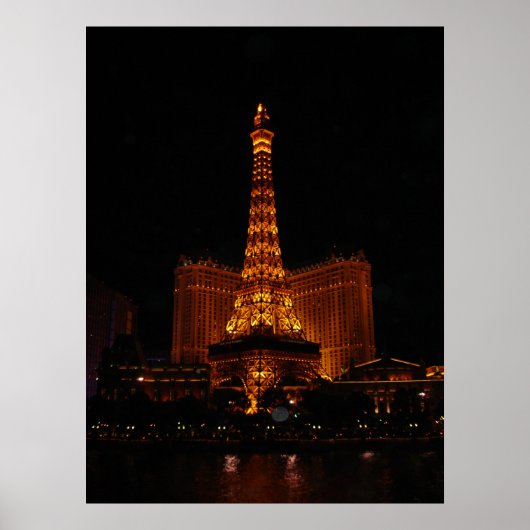 Eiffel Tower, Paris Casino, Las Vegas, NV Poster (Voorkant)