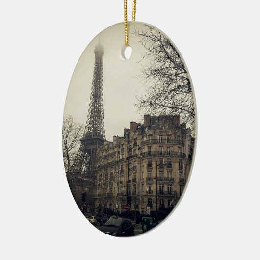 Eiffel Tower Paris City Building Architecture Keramisch Ornament (Links)
