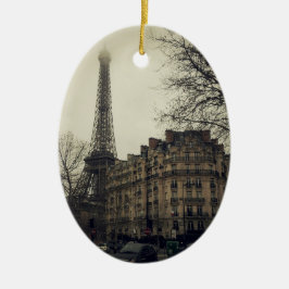 Eiffel Tower Paris City Building Architecture Keramisch Ornament