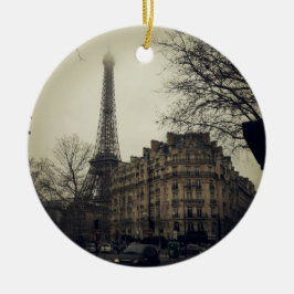 Eiffel Tower Paris City Building Architecture Keramisch Ornament