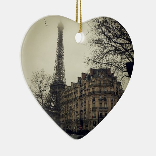 Eiffel Tower Paris City Building Architecture Keramisch Ornament (Rechts)