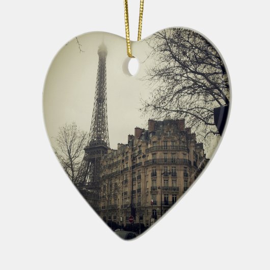 Eiffel Tower Paris City Building Architecture Keramisch Ornament (Links)