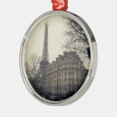 Eiffel Tower Paris City Building Architecture Metalen Ornament (Links)