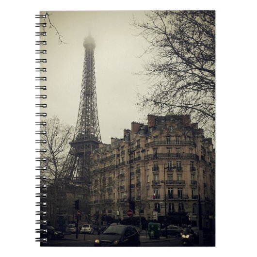 Eiffel Tower Paris City Building Architecture Notitieboek (Voorkant)
