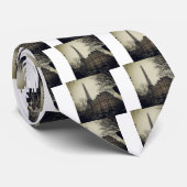 Eiffel Tower Paris City Building Architecture Stropdas (Opgerold)