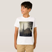 Eiffel Tower Paris City Building Architecture T-shirt (Voorkant volledig)