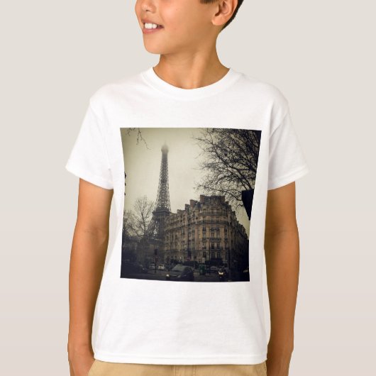 Eiffel Tower Paris City Building Architecture T-shirt (Voorkant)