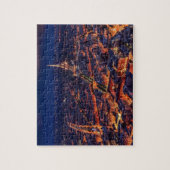 Eiffel Tower Paris City Night Europe Reisfoto Legpuzzel (Verticaal)