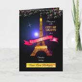 Eiffel Tower Paris City of Lights Quinceañera (Voorkant)