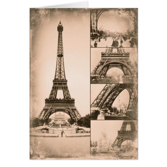 Eiffel Tower Paris  Collage (Voorkant)