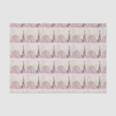 Eiffel Tower Paris Elegant  Tissuepapier (Voorkant)