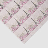 Eiffel Tower Paris Elegant  Tissuepapier (Detail)