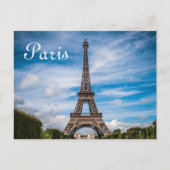 Eiffel Tower Paris Europe Reis Briefkaart (Voorkant)