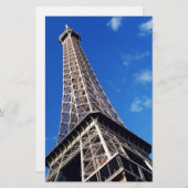 Eiffel Tower Paris Europe Reis Briefpapier (Voorkant / Achterkant)