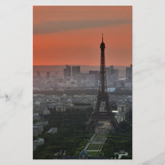 Eiffel Tower Paris Europe Reis Briefpapier (Voorkant)