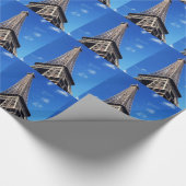 Eiffel Tower Paris Europe Reis Cadeaupapier (Hoek)