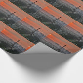 Eiffel Tower Paris Europe Reis Cadeaupapier (Hoek)