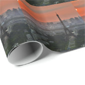 Eiffel Tower Paris Europe Reis Cadeaupapier (Rol Hoek)