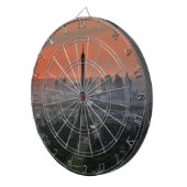 Eiffel Tower Paris Europe Reis Dartbord (Voorkant Rechts)