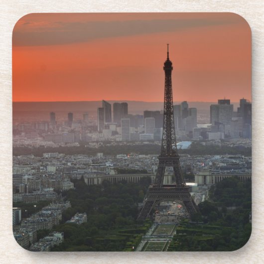 Eiffel Tower Paris Europe Reis Drankjes Onderzetter (Voorkant)
