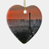 Eiffel Tower Paris Europe Reis Keramisch Ornament (Rechts)